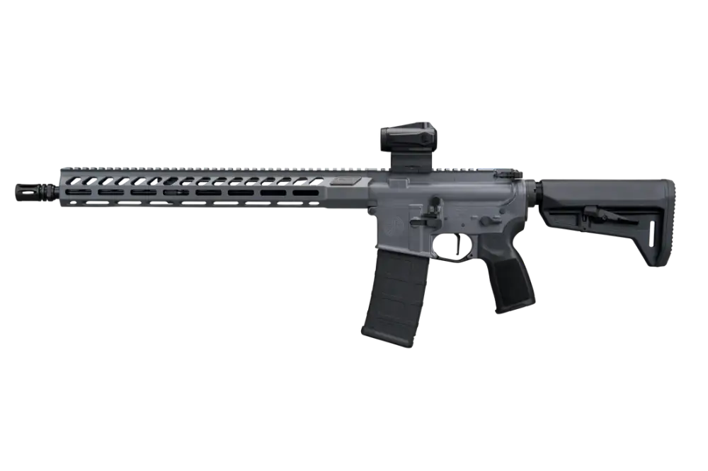 SIG SAUER M400 FORGE 5.56 RIFLE 16.5" BBL, CONCRETE GRY, ROMEO MSR G2, TELESTOCK 1-30RD MAG - Image 2