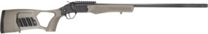 Rossi SSP20TKY Tuffy Turkey 20 Gauge 1rd 26" Alloy Steel Barrel & Receiver w/Matte Black Finish, Synthetic OD Green Fixed Thumbhole Stock w/Shell Holder, Ambidextrous (Youth)