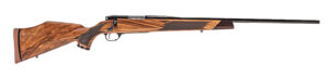 Weatherby MDX01N224WR4T Mark V Deluxe Varmintmaster 224 Wthby Mag Threaded Barrel, Drilled & Tapped Steel Receiver, Monte Carlo High Gloss Walnut Wood Stock