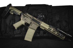Shark Coast Tactical Knoll Grass Bundle AR15 5.56 10.50", 2-Tone Green Polymer Magpul SL-K Stock/Grip, StreamLight ProTac Light, Vortex SPARC SCC05950KGRAS-P