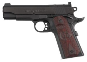 Colt Mfg O4942XEOR Commander Combat 9mm Luger 9+1 4.25" Stainless National Match Barrel, Blued Steel Optic Ready/Serrated Slide, Blued Aluminum Frame w/Beavertail, Black Cherry G10 Grips, Ambidextrous