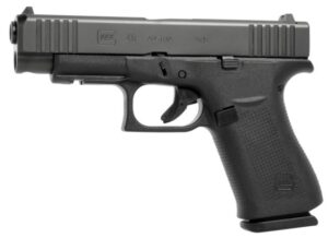 GLOCK  48  9MM  4.17IN  BARREL 15RD  BLACK  FXD  5.5LB  W/FRONT  RAILS  PA4850203FR
