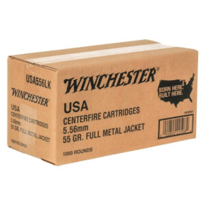WINCHESTER 5.56 MM 193 55 FMJ WIN LC 100RD BULK 100 RD/BX 10 BX/CS