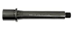 Lead & Steel Llc LS9MM5.5-28 AR9  9mm Straight Profile Black Nitride Chrome Moly Vanadium