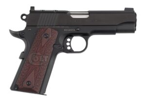 Colt Mfg O4842XEOR Commander Lightweight 9mm Luger 9+1 4.25" Stainless National Match Barrel, Blued Steel Optic Ready/Serrated Slide, Blue Anodized Aluminum Frame w/Beavertail