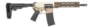 Shark Coast Tactical SCC07299SIESTA-P Siesta  5.56 NATO 30+1 10.50" Black Nitride Threaded Barrel, Aluminum Receiver w/Picatinny Rail, M-LOK Handguard, Polymer SB Tactical SBA3 Brace, Polymer Grip