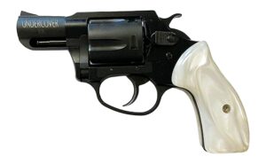 Charter Arms 13822 Undercover Lite Small 38 Special 5 Shot 2" Black Passivate Steel Barrel & Cylinder, Black Passivate Aluminum Frame, White Pearlite Grip, Transfer Bar Safety, Exposed Hammer