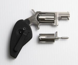 NAA SWING-OUT 22 WMR 1.5IN BARREL 5RD SS HOLSTER GRIP 22 WMR CONV NAA-SWC-HG