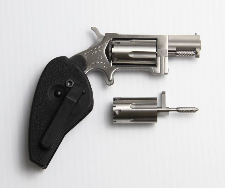 NAA SWING-OUT 22 WMR 1.5IN BARREL 5RD SS HOLSTER GRIP 22 WMR CONV NAA-SWC-HG