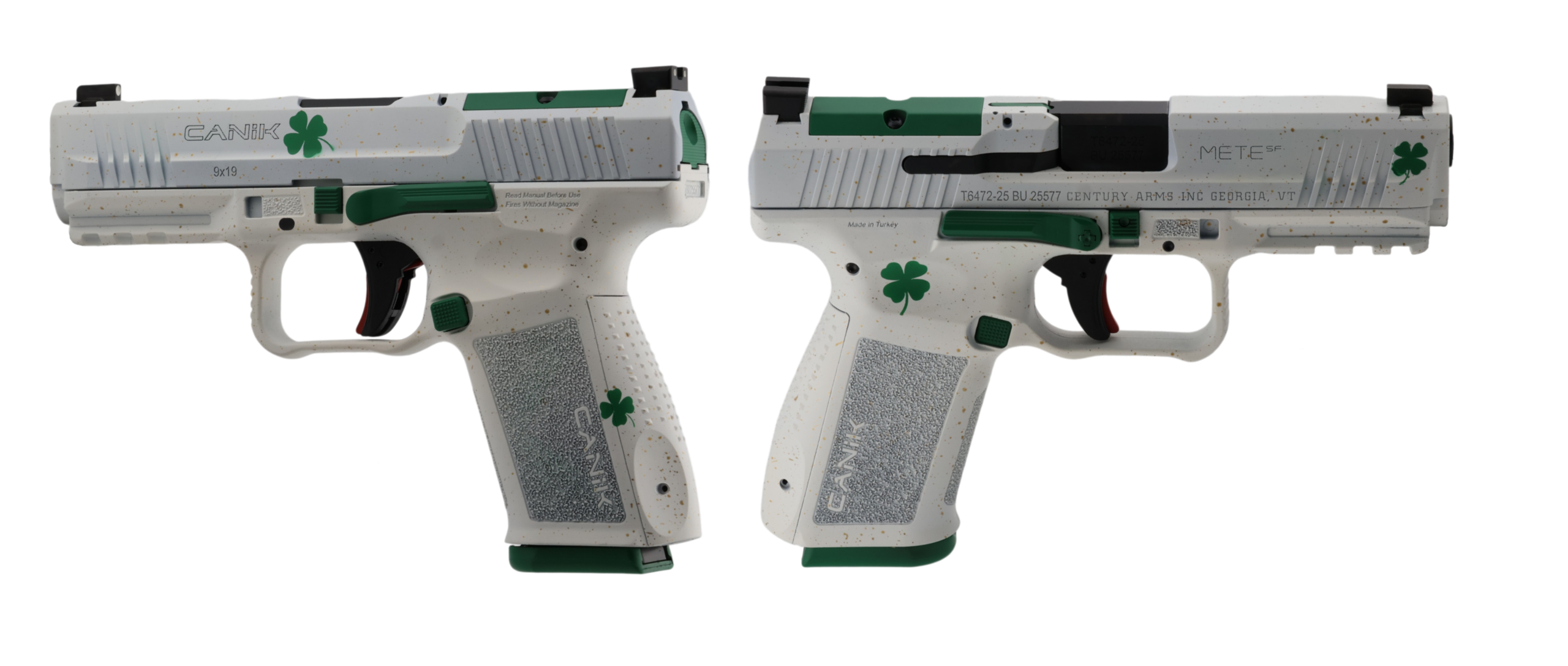 CENTURY CANIK METE SF LUCKY 9MM BLK PSTL 4.19" 1-15RD MAG