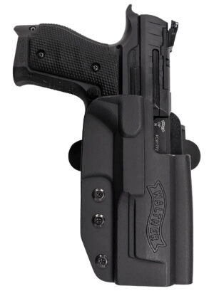 Walther Arms 5130217 PPQ  Q5 Match Steel Frame OWB Holster Black Kydex Belt Slide