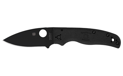 SPYDERCO SHAMAN LW 3.58" BLK PLAIN