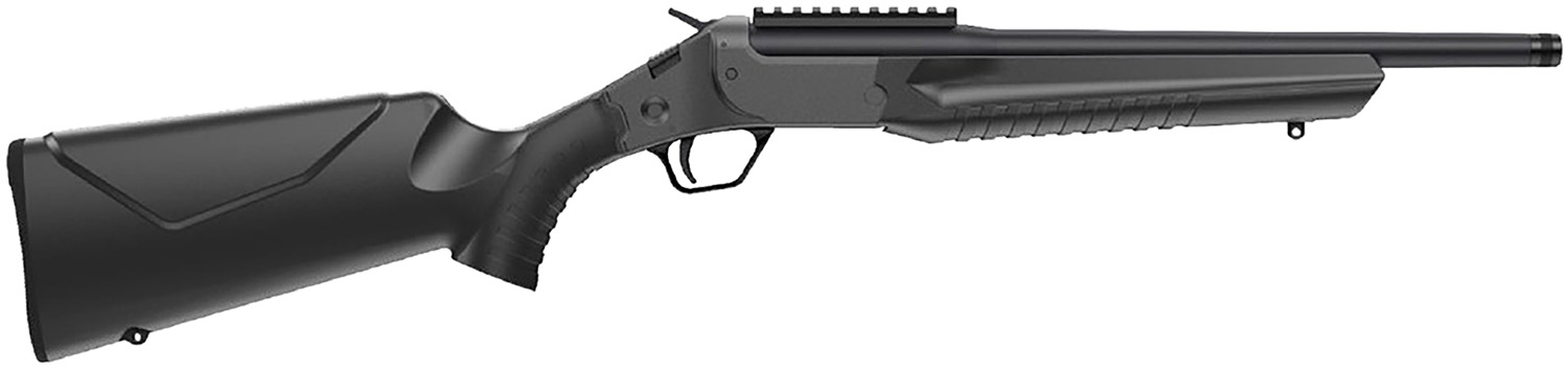 Rossi LWC65CMBK LWC 6.5Creedmoor 1rd 16.50" Black Oxide Threaded Barrel, Black Picatinny Rail Steel Receiver, Black Fixed Synthetic Stock