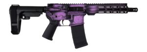 Shark Coast Tactical SCC07510VALK-P Valkyrie 5.56 NATO 30+1 10.50" Black Nitride Threaded Barrel, Aluminum Receiver w/Picatinny Rail, M-LOK Handguard, Polymer SB Tactical SBA3 Brace, Magpul MOE Grip,