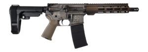 Shark Coast Tactical SCC07527VIK-P Viking 5.56 NATO 30+1 10.50" Black Nitride Threaded Barrel, Aluminum Receiver w/Picatinny Rail, M-LOK Handguard, Polymer SB Tactical SBA3 Brace, Magpul MOE Grip, Rig