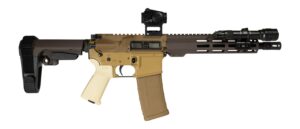 Shark Coast Tactical AR15 PISTOL Kraken 300BO 10" TB SBA3, Streamlight ProTac, Vortex Crossfire SCC06827KRA300-P