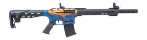 Citadel CBOSS2512-AZ Boss25  12 Gauge 3" 5+1 18.75" Threaded Barrel, Arizona Flag Steel Receiver w/Picatinny Rail, Adj Comb Synthetic Butt Stock, Picatinny Rail Forend, Polymer Grip