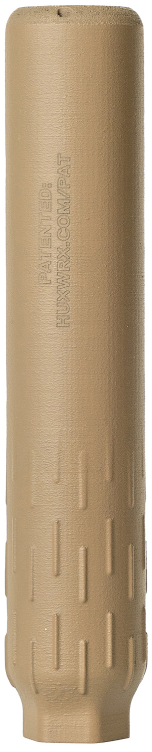 HUXWRX Flow 22LR/17HMR/22Mag/5.7mm Silencer FDE Titanium 1/2"x28 3166